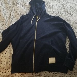 Large five four brand zip up hoodie